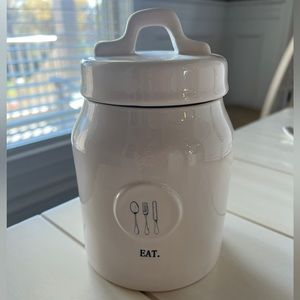 Rae Dunn canister - “eat”